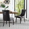 Inspired Home Harry Leather PU - Velvet Dining Chair-Set of 2-Tufted-Ring Handle-Nailhead Trim by